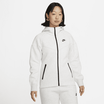 Nike tech fleece jacket white online